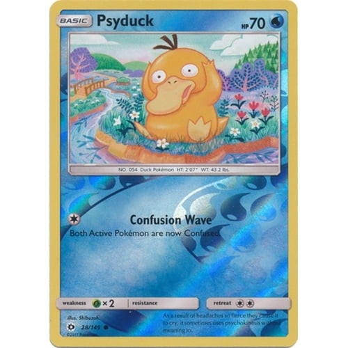 Sun and Moon (Base Set) 28/149 Psyduck (Reverse Holo)
