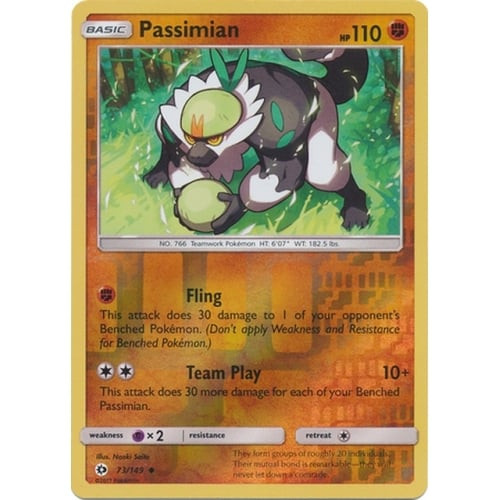 Sun and Moon (Base Set) 73/149 Passimian (Reverse Holo)