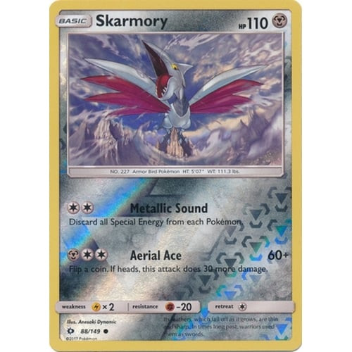 Sun and Moon (Base Set) 088/149 Skarmory (Reverse Holo)