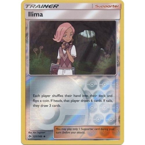 Sun and Moon (Base Set) 121/149 Ilima (Reverse Holo)
