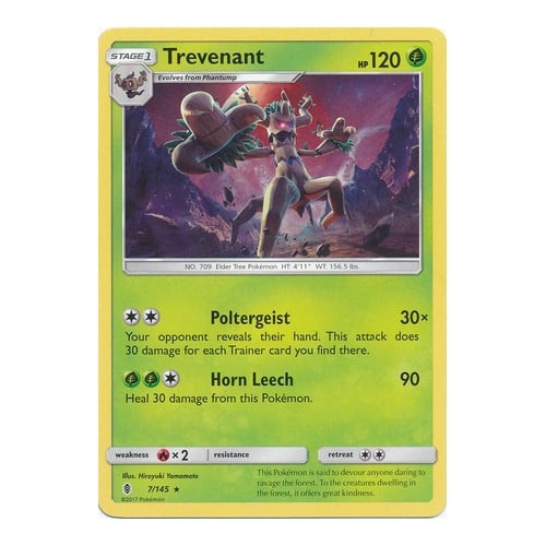 SM Guardians Rising 7/145 Trevenant