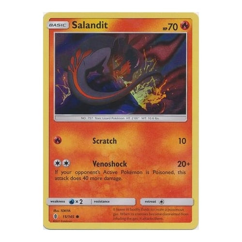 SM Guardians Rising 015/145 Salandit (Holo)