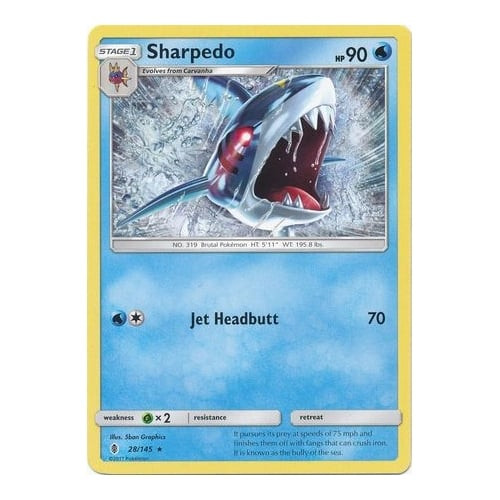 SM Guardians Rising 28/145 Sharpedo