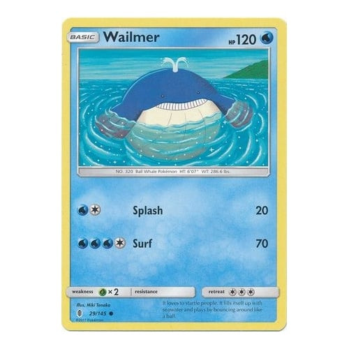SM Guardians Rising 29/145 Wailmer