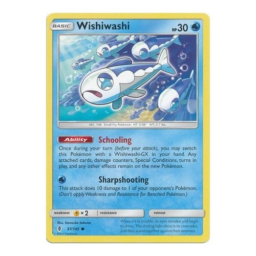 SM Guardians Rising 37/145 Wishiwashi