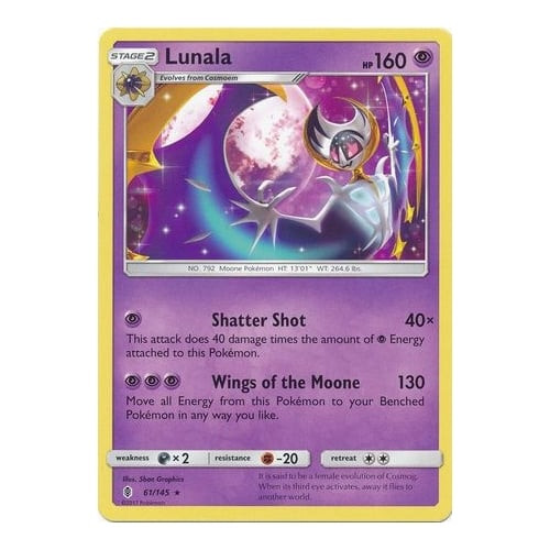 SM Guardians Rising 61/145 Lunala (Non-Holo)