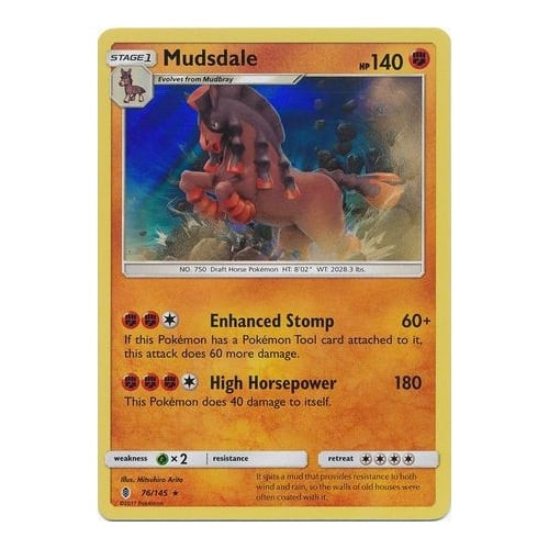 SM Guardians Rising 76/145 Mudsdale (Holo)