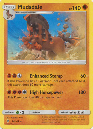 SM Guardians Rising 76/145 Mudsdale (Non-Holo)