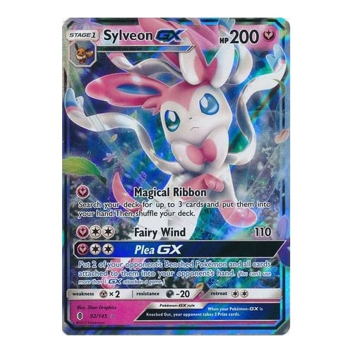 SM Guardians Rising 092/145 Sylveon GX (Half Art) | Magic Madhouse