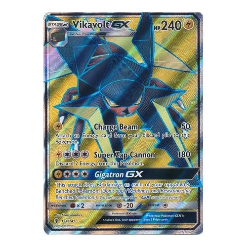 SM Guardians Rising 134/145 Vikavolt GX (Full Art)