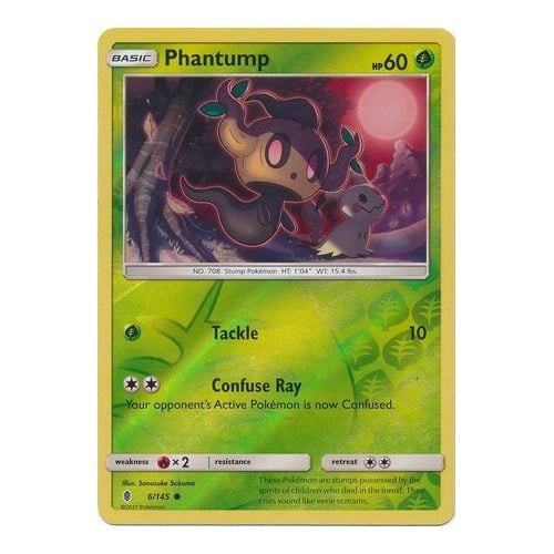 SM Guardians Rising 6/145 Phantump (Reverse Holo)