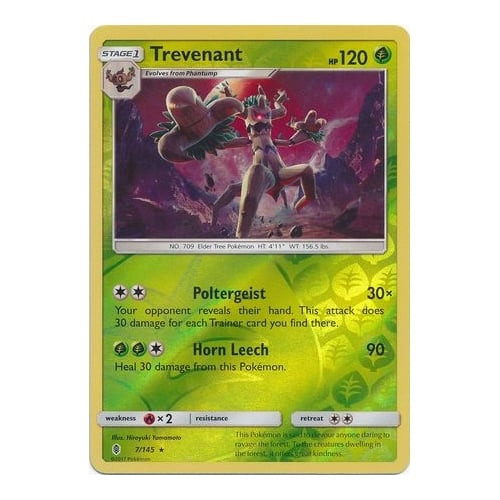 SM Guardians Rising 7/145 Trevenant (Reverse Holo)