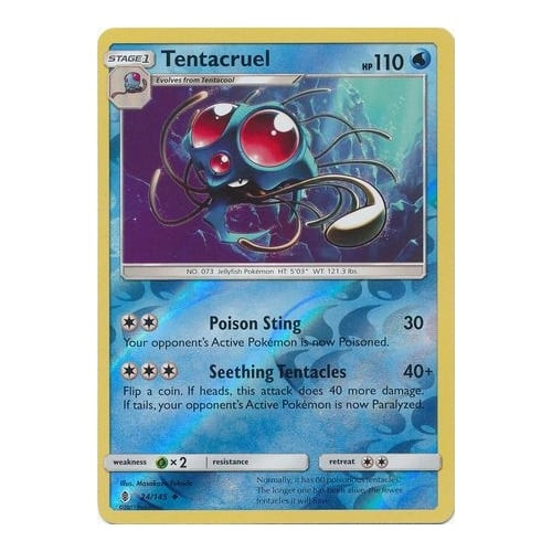SM Guardians Rising 24/145 Tentacruel (Reverse Holo)