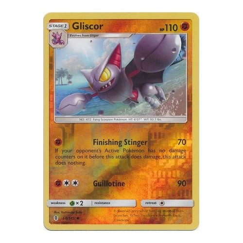 SM Guardians Rising 68/145 Gliscor (Reverse Holo)