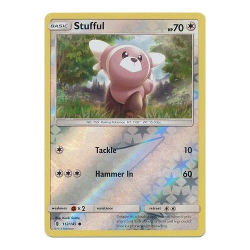 SM Guardians Rising 112/145 Stufful (Reverse Holo)