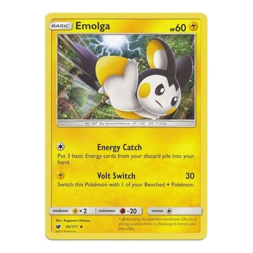 SM Crimson Invasion 035/111 Emolga