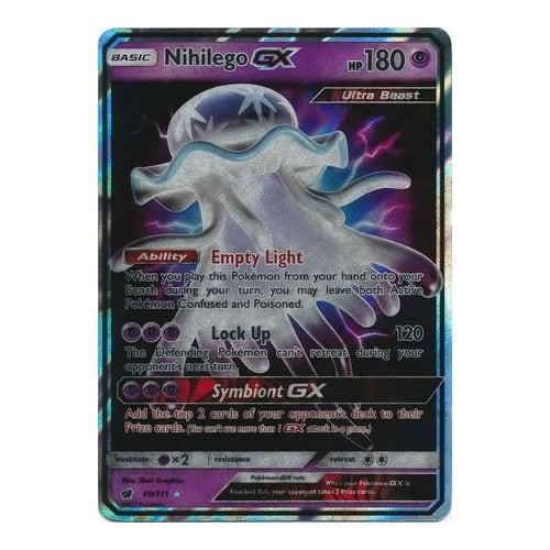 SM Crimson Invasion 049/111 Nihilego GX (Half Art)