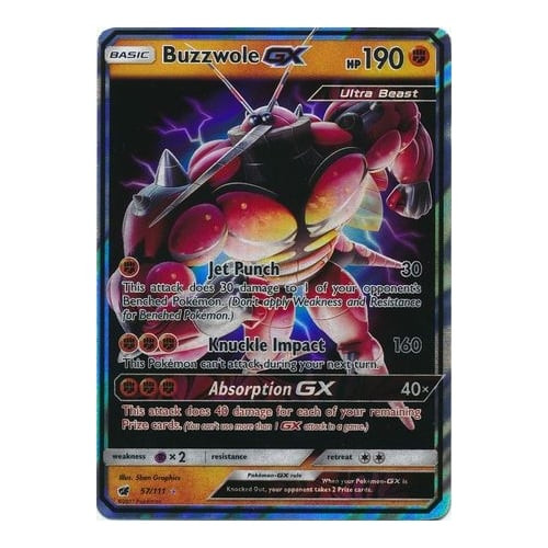 SM Crimson Invasion 104/111 Buzzwole GX (Full Art) | Magic Madhouse SM Crimson Invasion 104/111 Buzzwole GX (Full Art) | Magic Madhouse