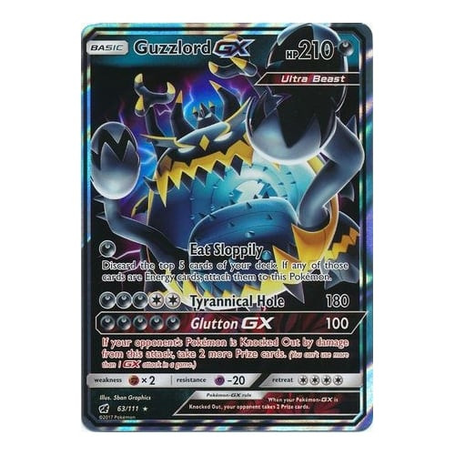 SM Crimson Invasion 063/111 Guzzlord GX (Half Art)