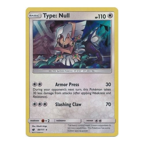 SM Crimson Invasion 089/111 Type: Null (Holo)