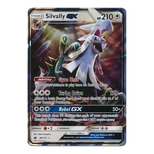 SM Crimson Invasion 090/111 Silvally GX (Half Art)