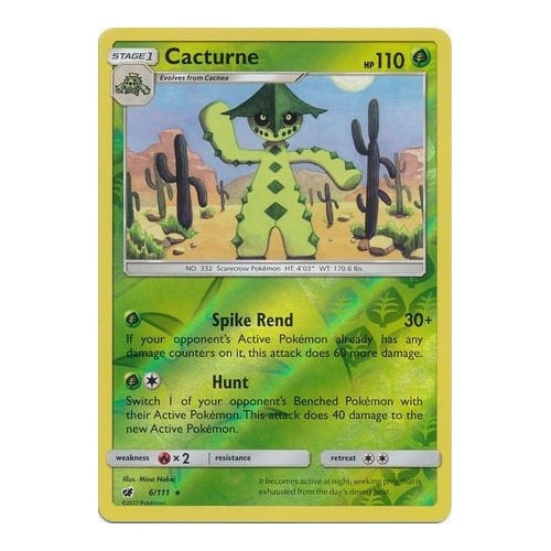 SM Crimson Invasion 006/111 Cacturne (Reverse Holo)