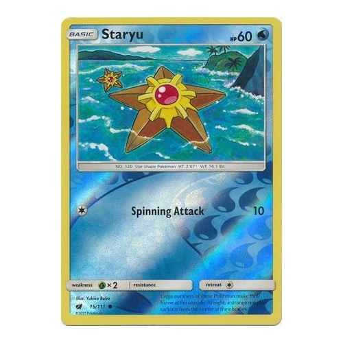 SM Crimson Invasion 015/111 Staryu (Reverse Holo)