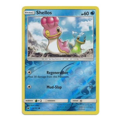 SM Crimson Invasion 029/111 Shellos (Reverse Holo)