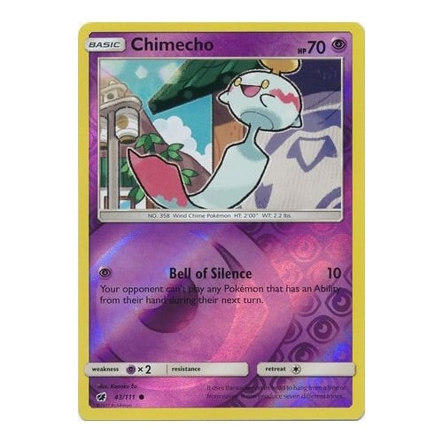 SM Crimson Invasion 043/111 Chimecho (Reverse Holo)