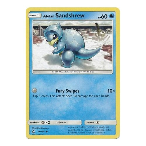 SM Ultra Prism 28/156 Alolan Sandshrew