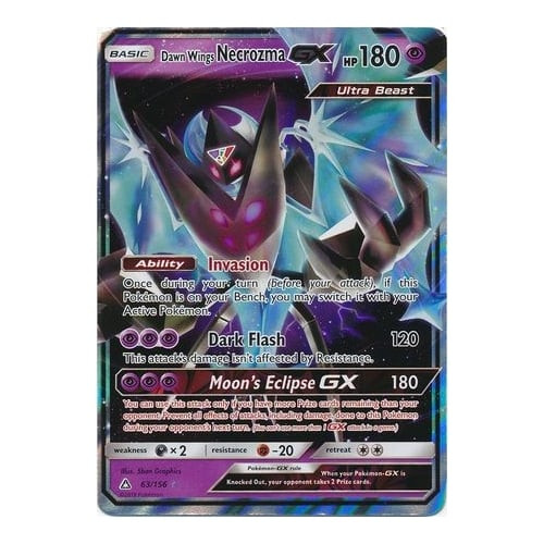 SM Ultra Prism 63/156 Dawn Wings Necrozma GX (Half Art)