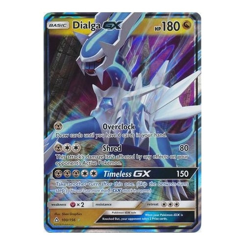 SM Ultra Prism 100/156 Dialga GX (Half Art)