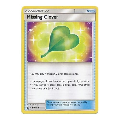 SM Ultra Prism 129/156 Missing Clover