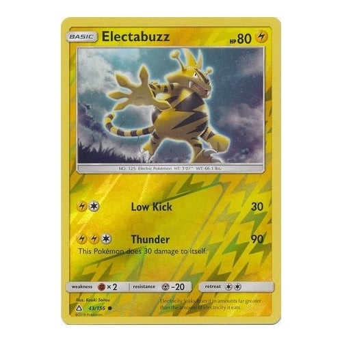 SM Ultra Prism 43/156 Electabuzz (Reverse  Holo)