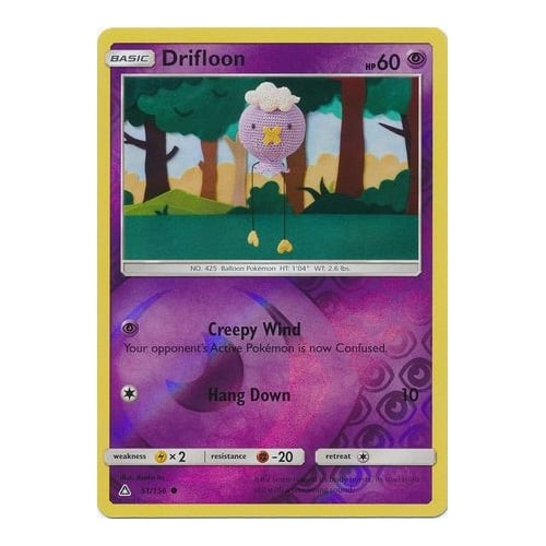 SM Ultra Prism 51/156 Drifloon (Reverse  Holo)