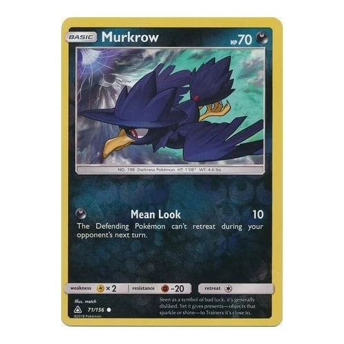 SM Ultra Prism 71/156 Murkrow (Reverse  Holo)