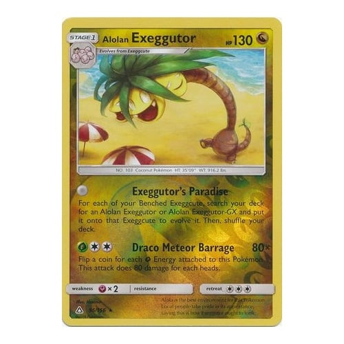 SM Ultra Prism 95/156 Alolan Exeggutor (Reverse  Holo)