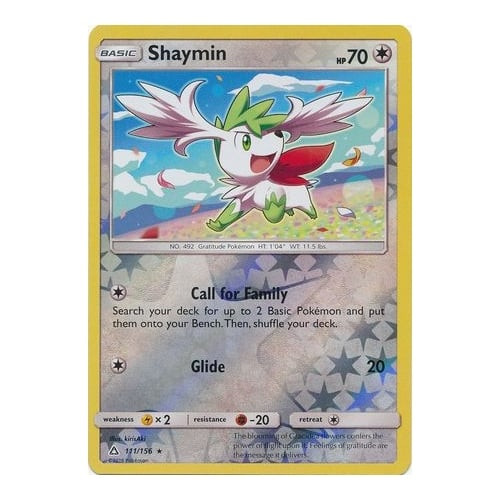 SM Ultra Prism 111/156 Shaymin (Reverse  Holo)