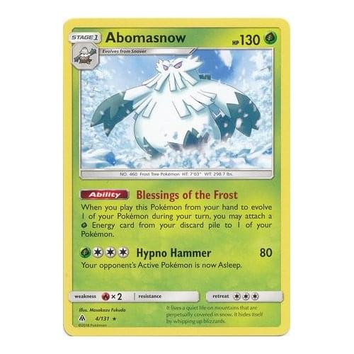 SM Forbidden Light 4/131 Abomasnow