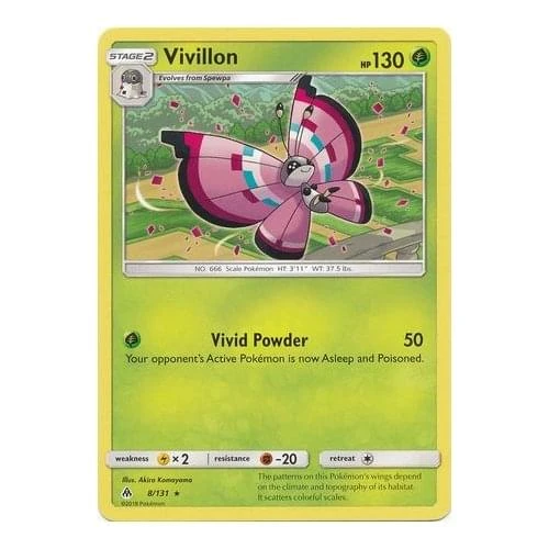 SM Forbidden Light 8/131 Vivillon