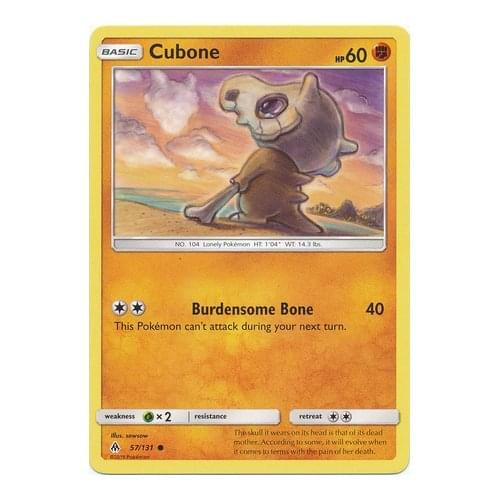 SM Forbidden Light 57/131 Cubone (Non-Holo)