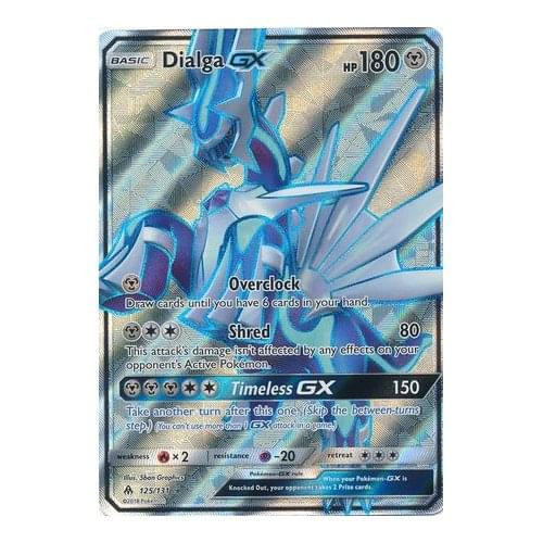 SM Forbidden Light 125/131 Dialga GX (Full Art)