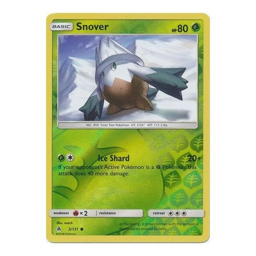 SM Forbidden Light 003/131 Snover (Reverse Holo)