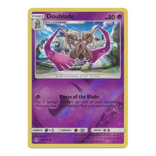 SM Forbidden Light 48/131 Duoblade (Reverse Holo)