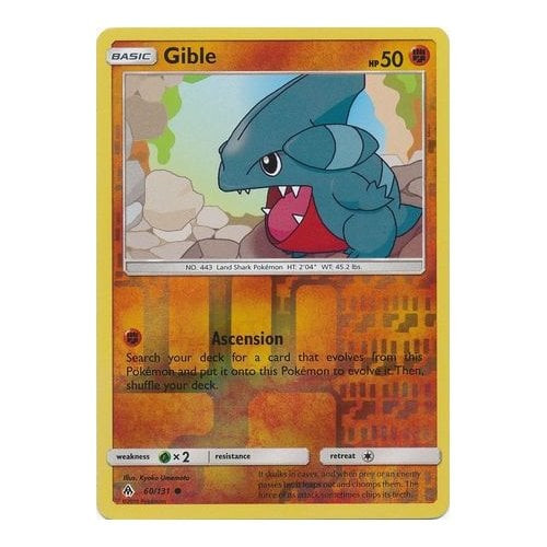 SM Forbidden Light 060/131 Gible (Reverse Holo)