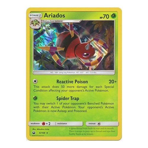 SM Celestial Storm 6/168 Ariados (Holo)