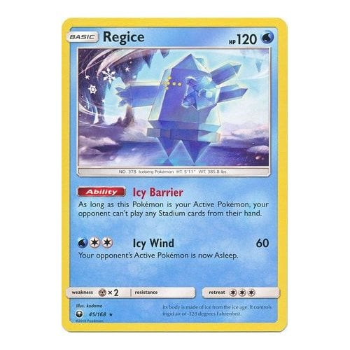 SM Celestial Storm 45/168 Regice