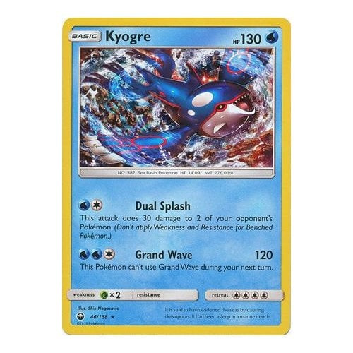 SM Celestial Storm 46/168 Kyogre (Holo)