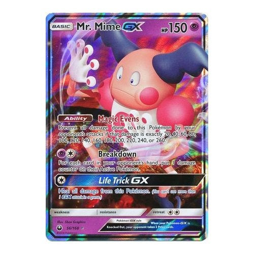 SM Celestial Storm 56/168 Mr. Mime GX (Half Art)