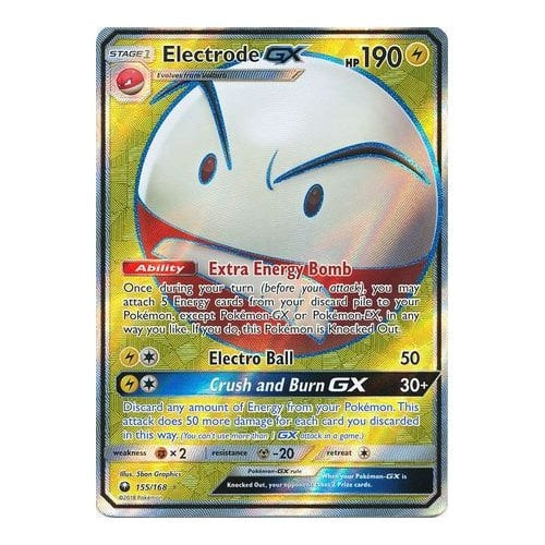 SM Celestial Storm 155/168 Electrode GX (Full Art)